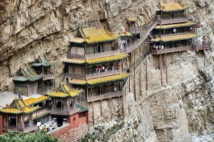 Xuan Kong Monastery,-China
