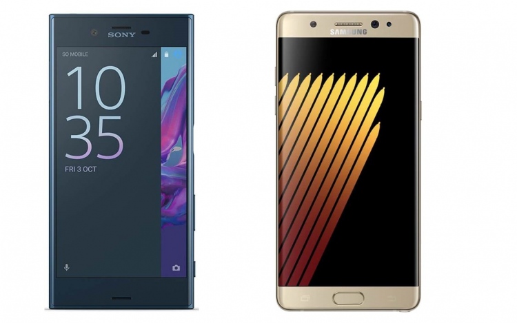 Sony Xperia XZ Vs Samsung Galaxy Note 7: Comparison