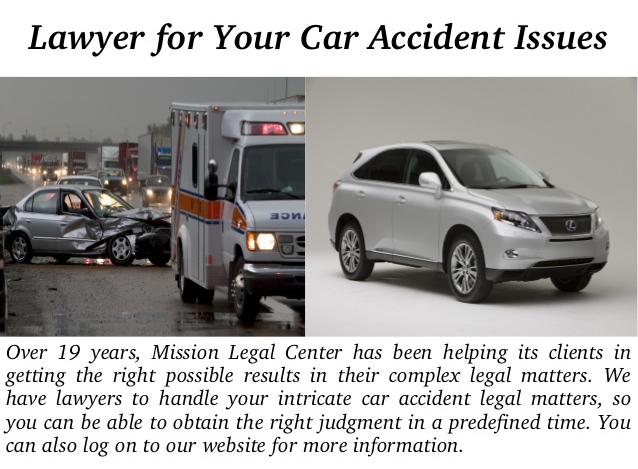 Solving Car Accident Legal Matters And Dealing With Professional