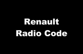 Renault Radio Code