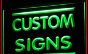 Custom lighted signs