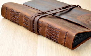 western leather camera strap