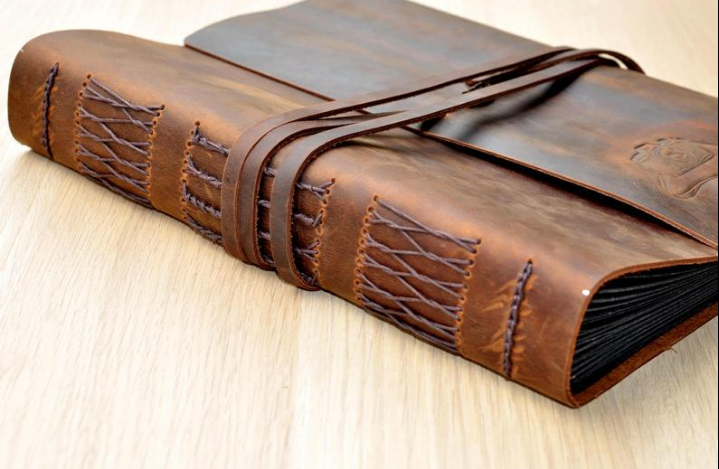 western leather camera strap